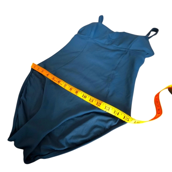 Athleta Sculpted One Piece Swimsuit Oceanic Teal Size Medium - Picture 6 of 14